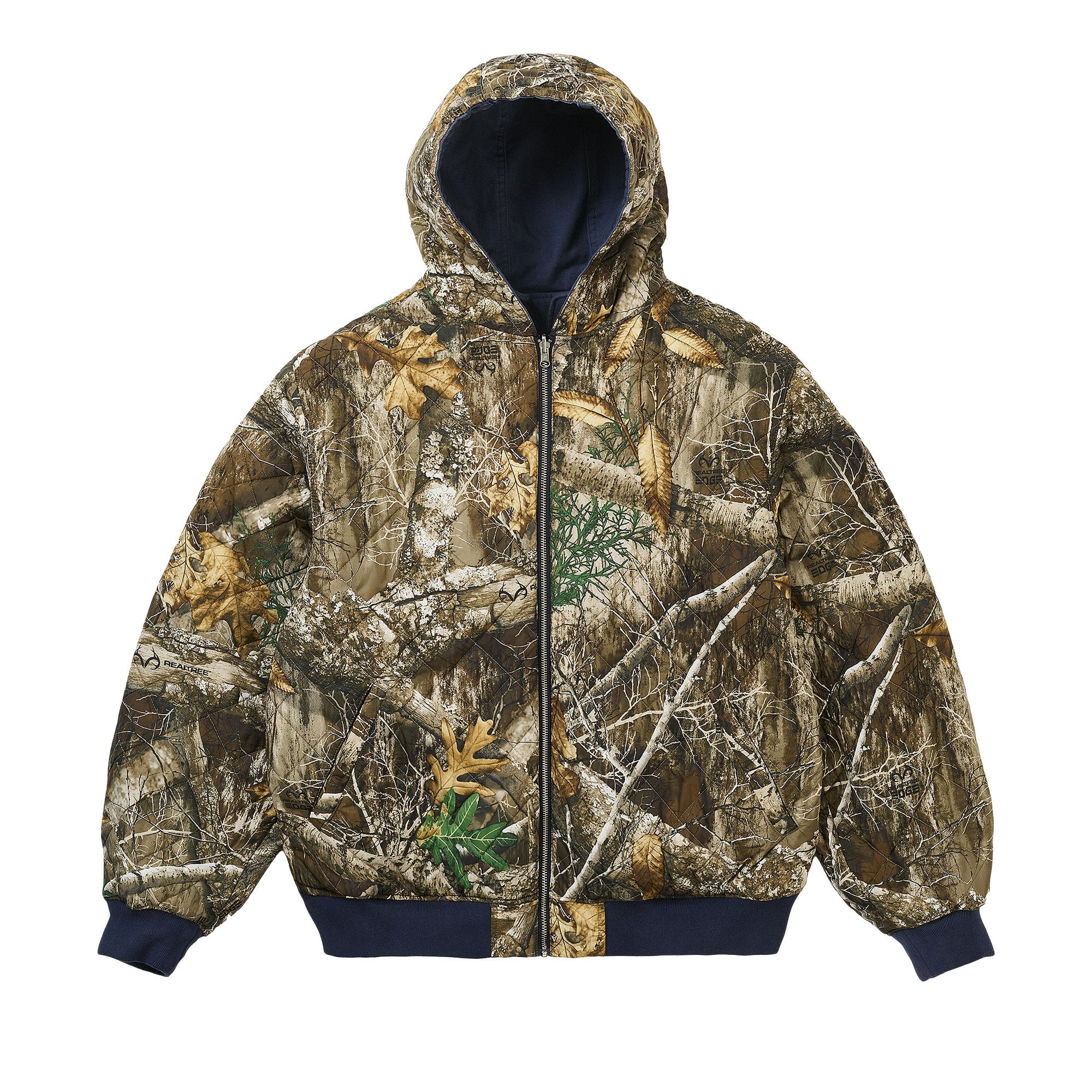 Buy Palace Realtree Reversible Jacket 'Navy' - P30JK034 | GOAT