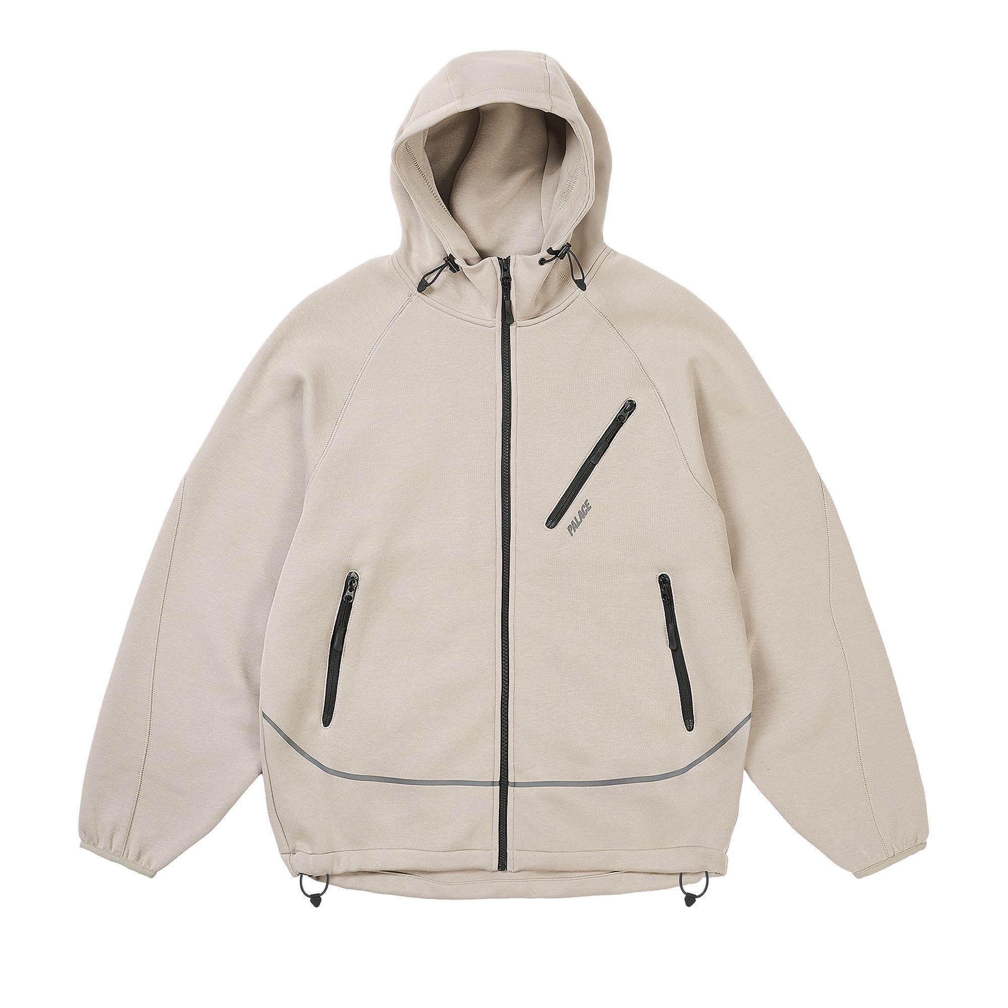 Buy Palace Sporty Zip Hood 'Concrete Grey' - P30CS018 | GOAT