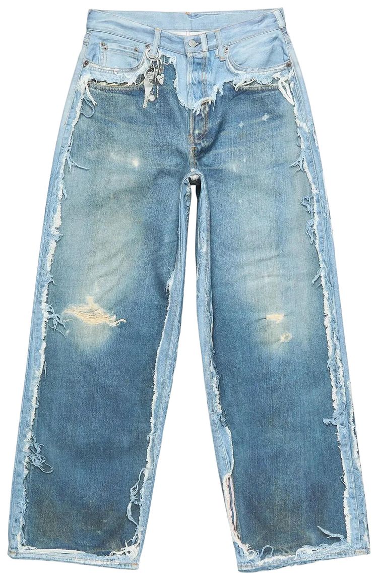 Acne Studios Trousers Mid Blue