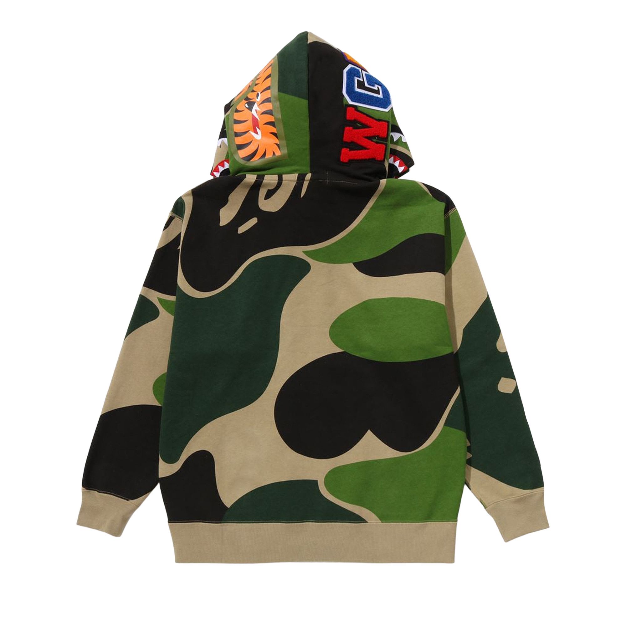 Buy BAPE Mega ABC Camo Double Shark Relaxed Fit Full Zip Hoodie