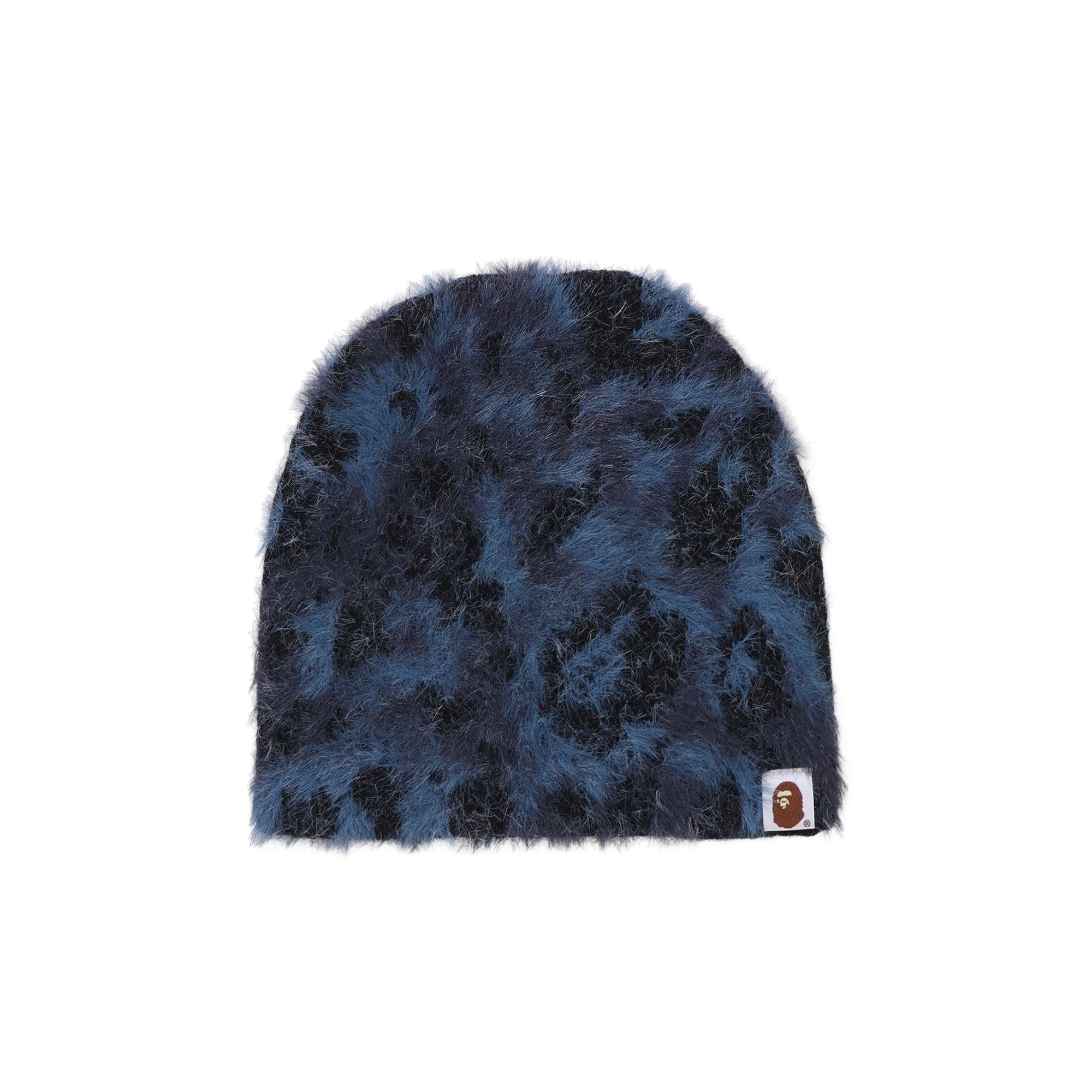 帽子 WILD LEOPARD PATTERN APE FACE KNIT CAP Buy BAPE Wild Leopard Pattern Ape Face Knit Cap 'Navy' - 1L80 181