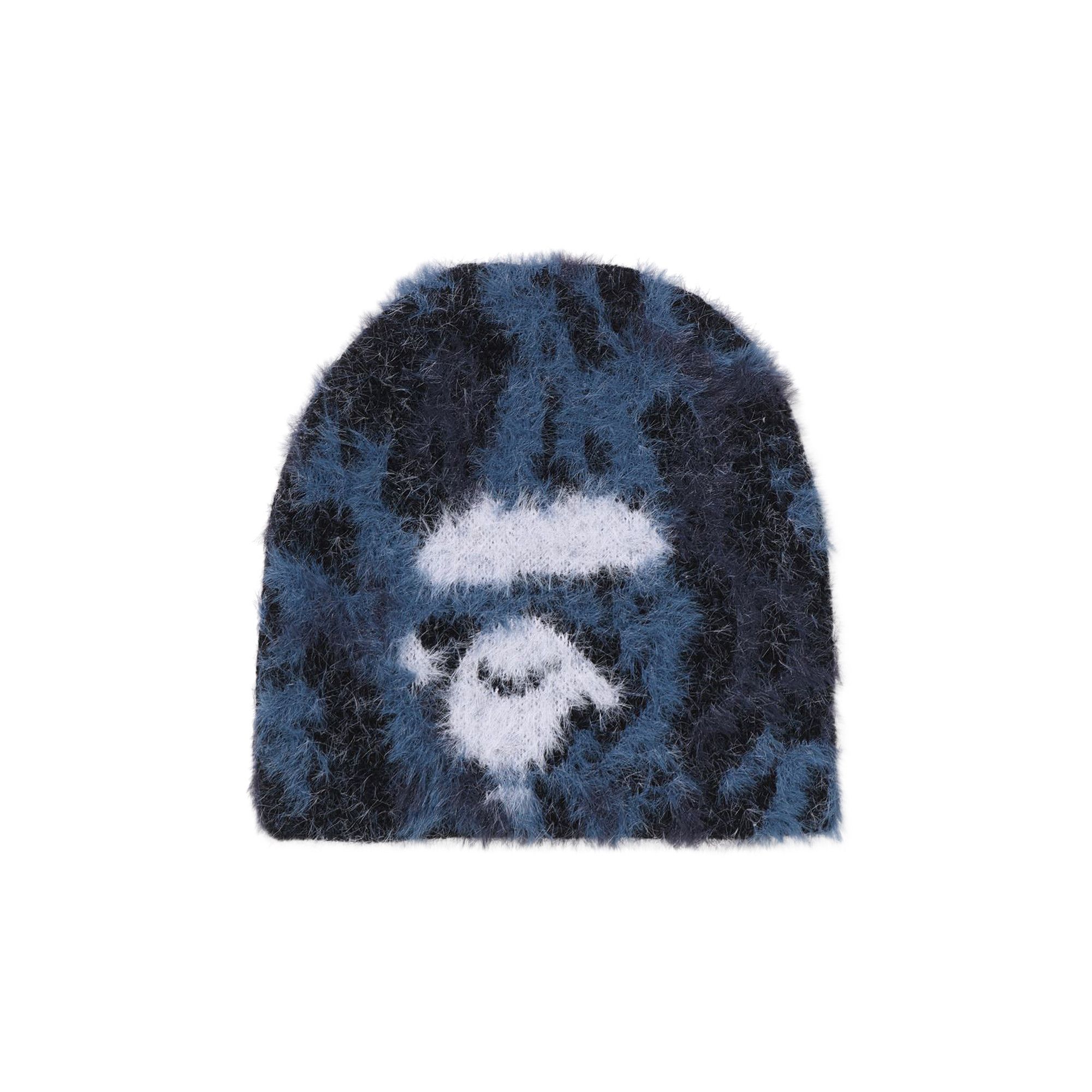 帽子 WILD LEOPARD PATTERN APE FACE KNIT CAP Buy BAPE Wild Leopard Pattern Ape Face Knit Cap 'Navy' - 1L80 181