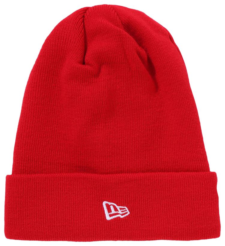 BAPE Ape Head One Point x New Era Knit Cap Red
