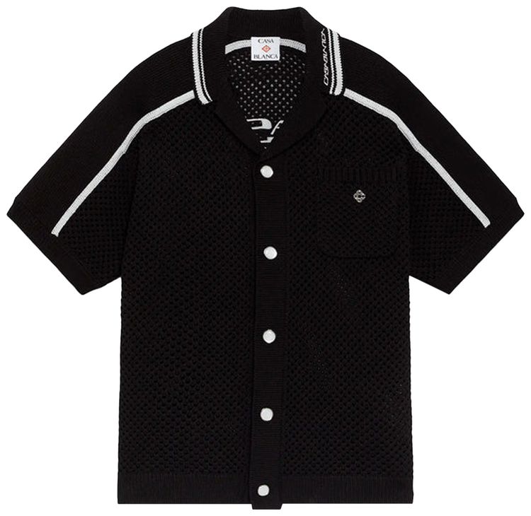 Casablanca Mesh Shirt Black