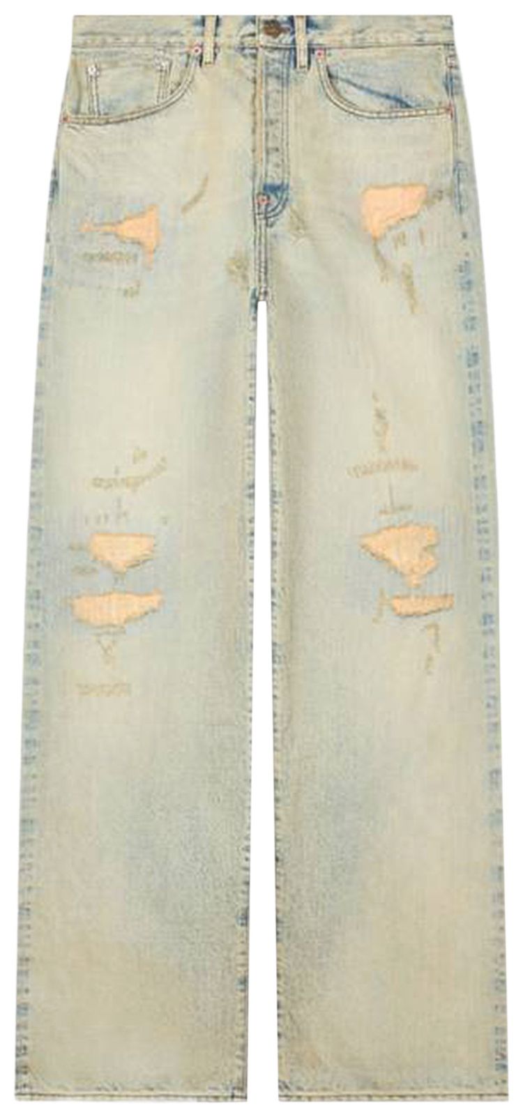 Kenzo Turn Up Wide Fit Jeans White