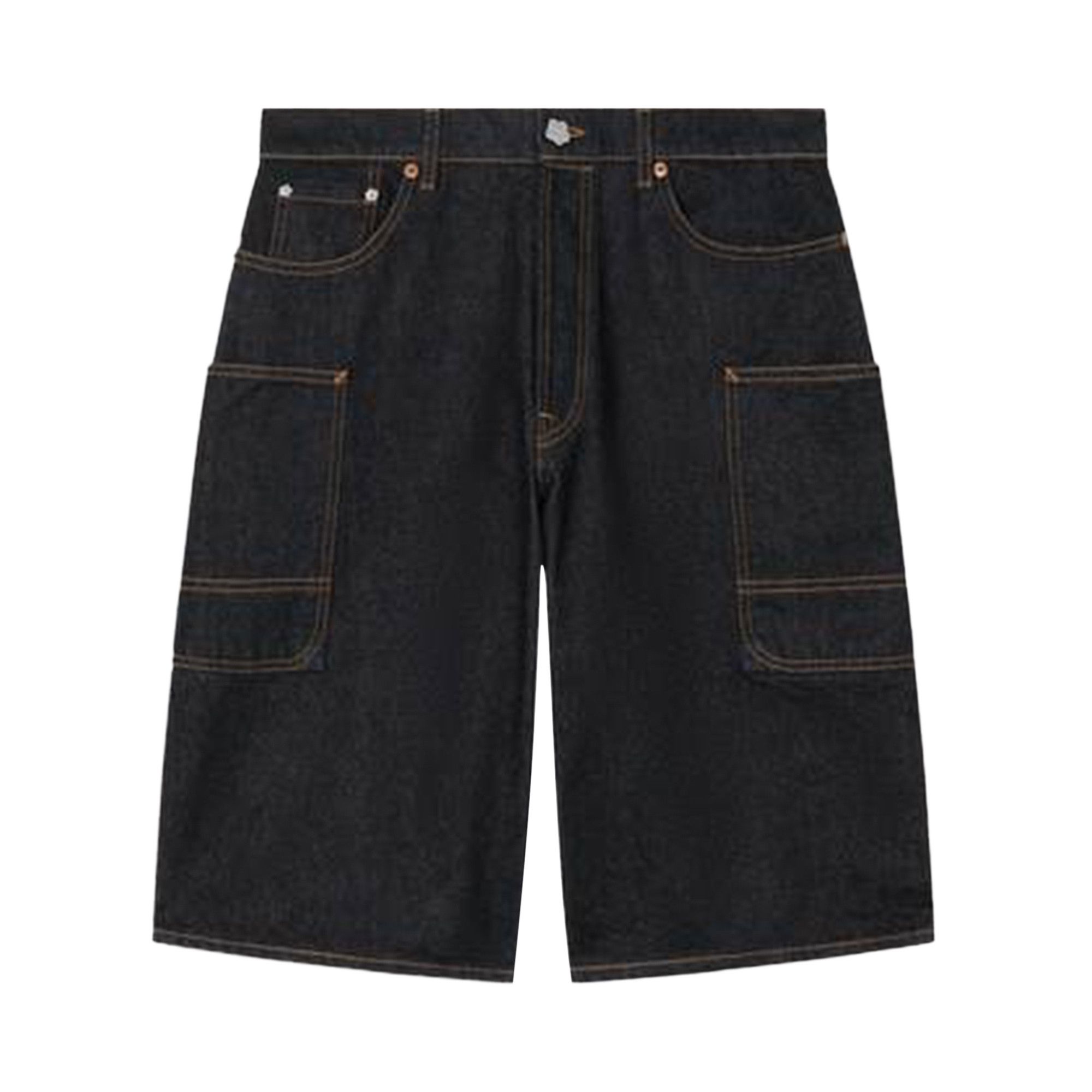 Buy Kenzo Cargo Monkey Short 'Denim' - FG55DS4026U1 DM | GOAT