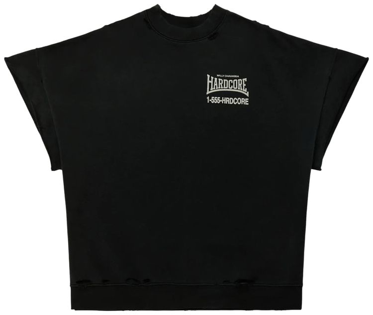 Willy Chavarria Hardcore Muscle Tee Black
