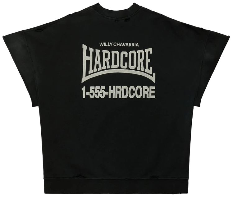 Willy Chavarria Hardcore Muscle Tee Black