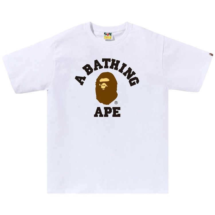 BAPE College Tee White