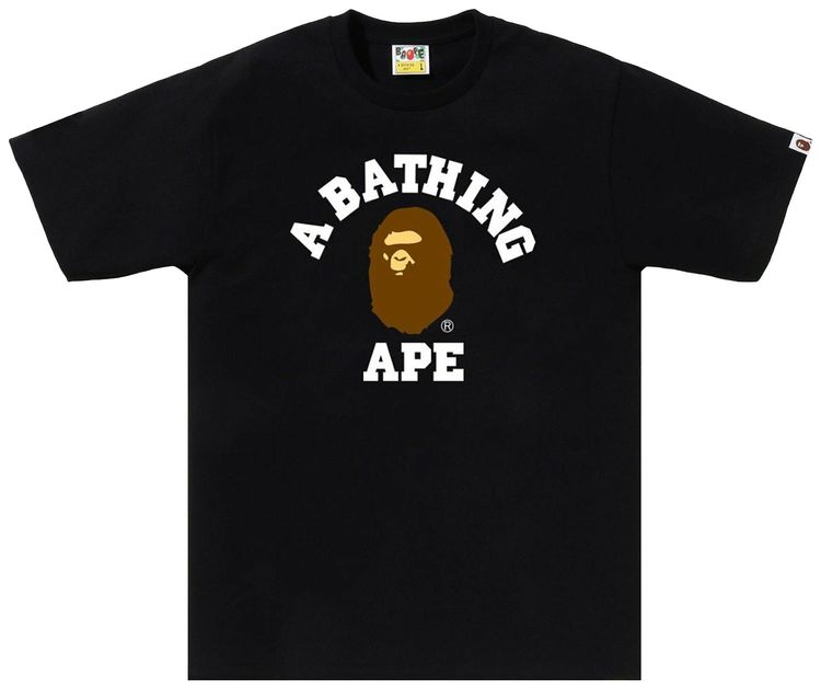 BAPE College Tee Black