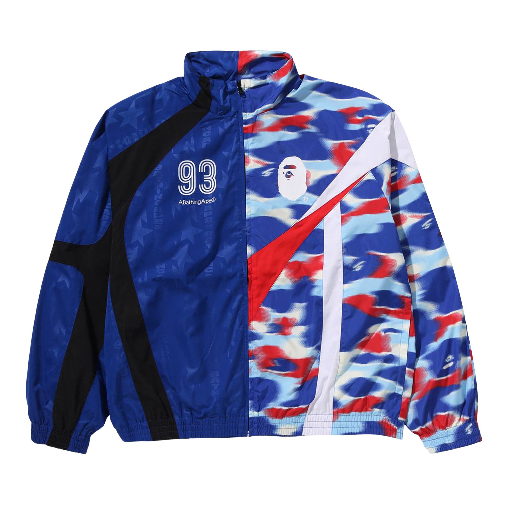 Buy BAPE Split Stand Collar Track Jacket 'Blue' - 1M30140309 BLUE