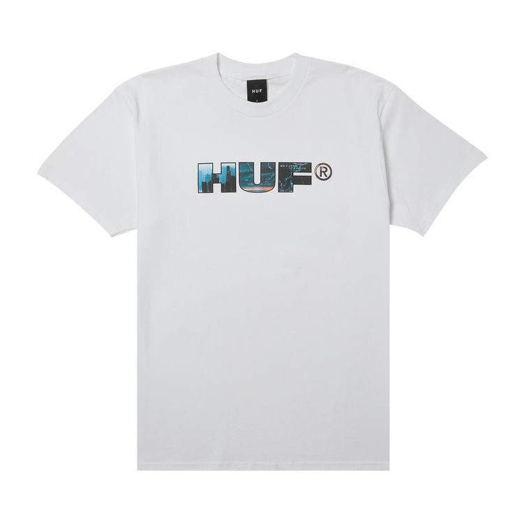 HUF Flight Path Short Sleeve Tee White