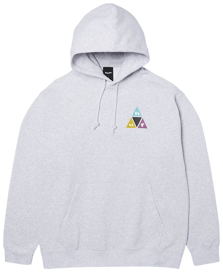 HUF Prism Tt Po Hoodie Heather Grey