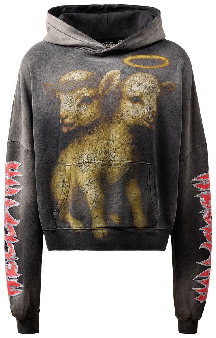 Hellstar Lamb Hoodie Black