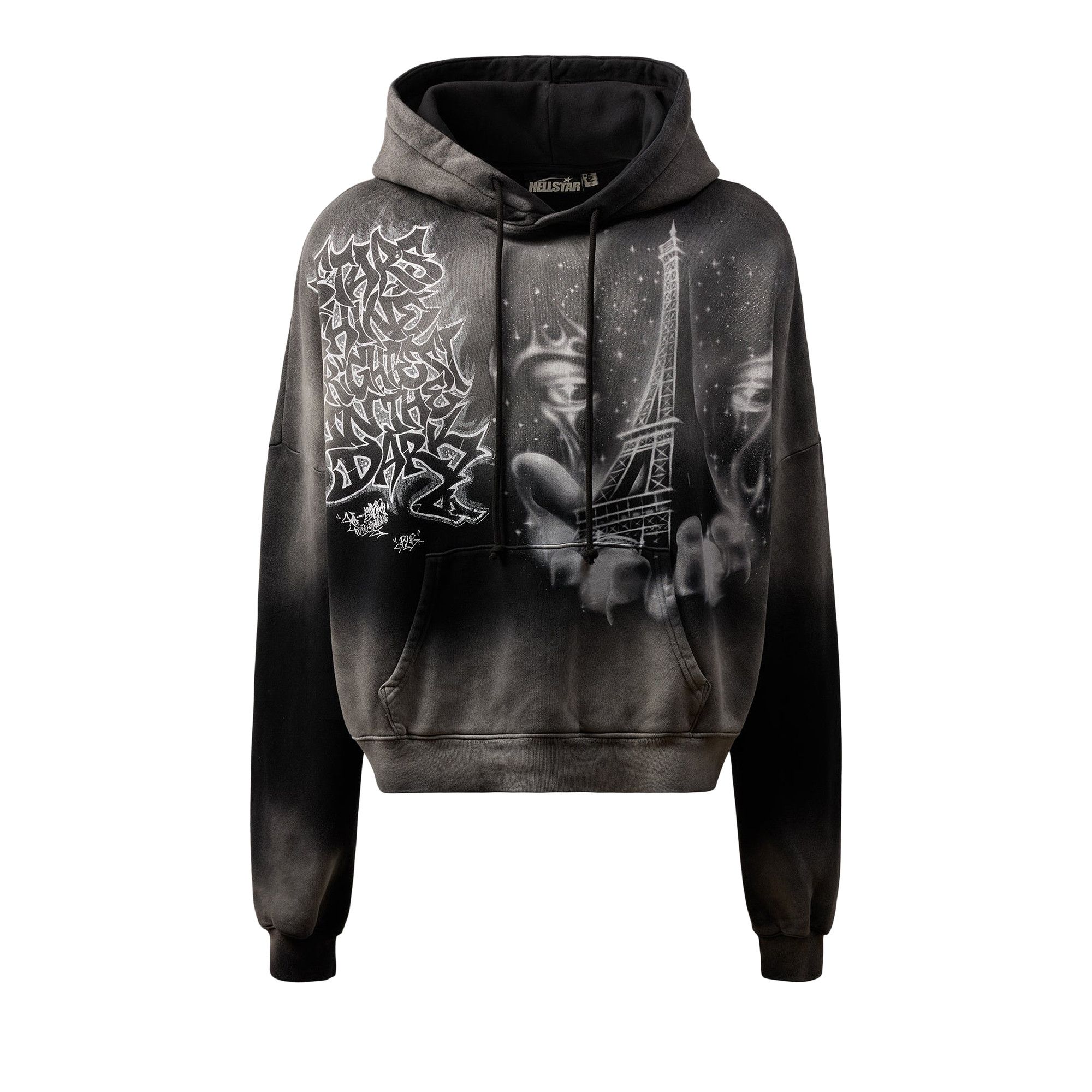Buy Hellstar Eiffel Tower Hoodie 'Black' - HSSS26HO5 BLAC | GOAT