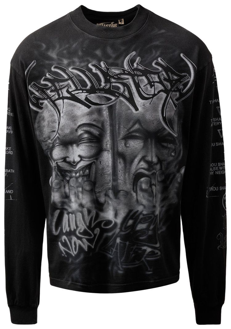 Hellstar Laugh Now Cry Later Long Sleeve Black