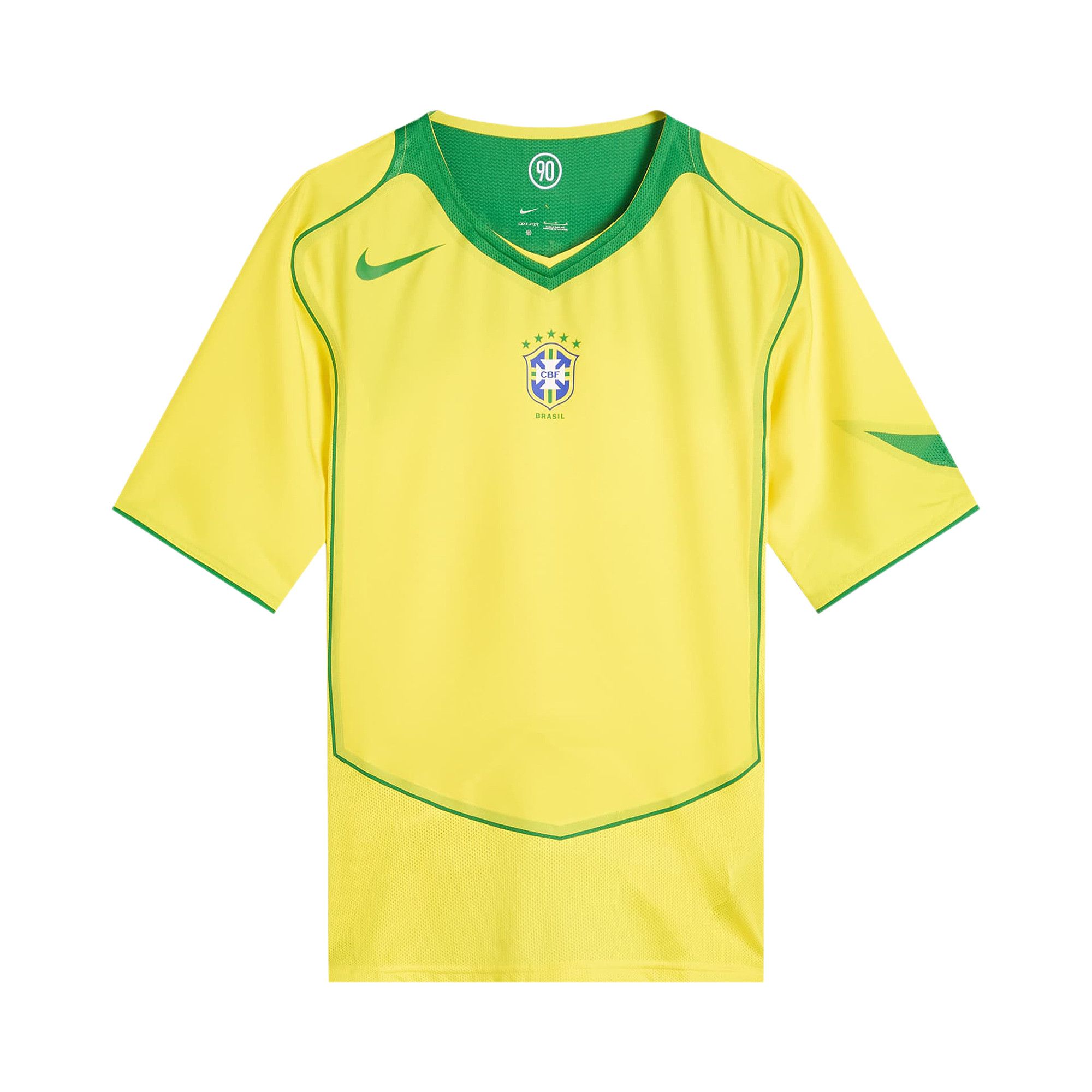 Buy Nike Brazil Reissue Short-Sleeve Jersey 'Yellow/Green