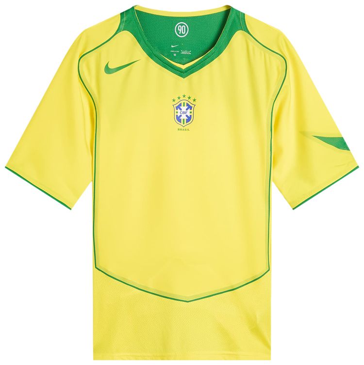 Nike Brazil Reissue Short Sleeve Jersey YellowGreen