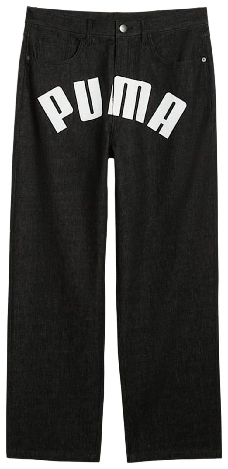 Puma x AAP ROCKY Printed Denim Pants PUMA Black