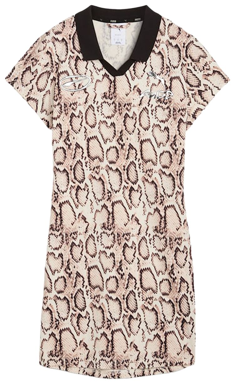 Puma x AAP ROCKY Snake Skin Futbol Dress Frosted Ivory