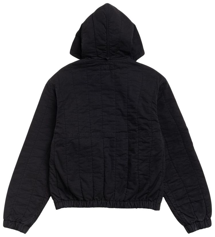 Stussy Quilted Canvas Work Jacket Black