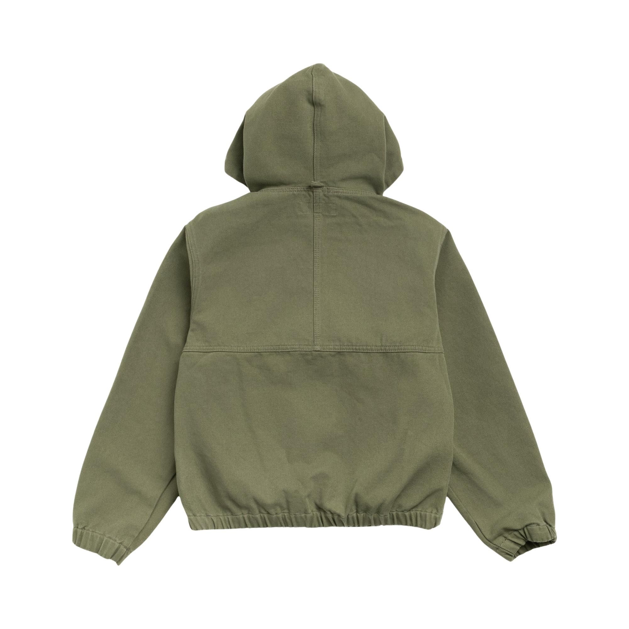 Buy Stussy Work Jacket Unlined Canvas 'Olive' - 115913 OLIV | GOAT