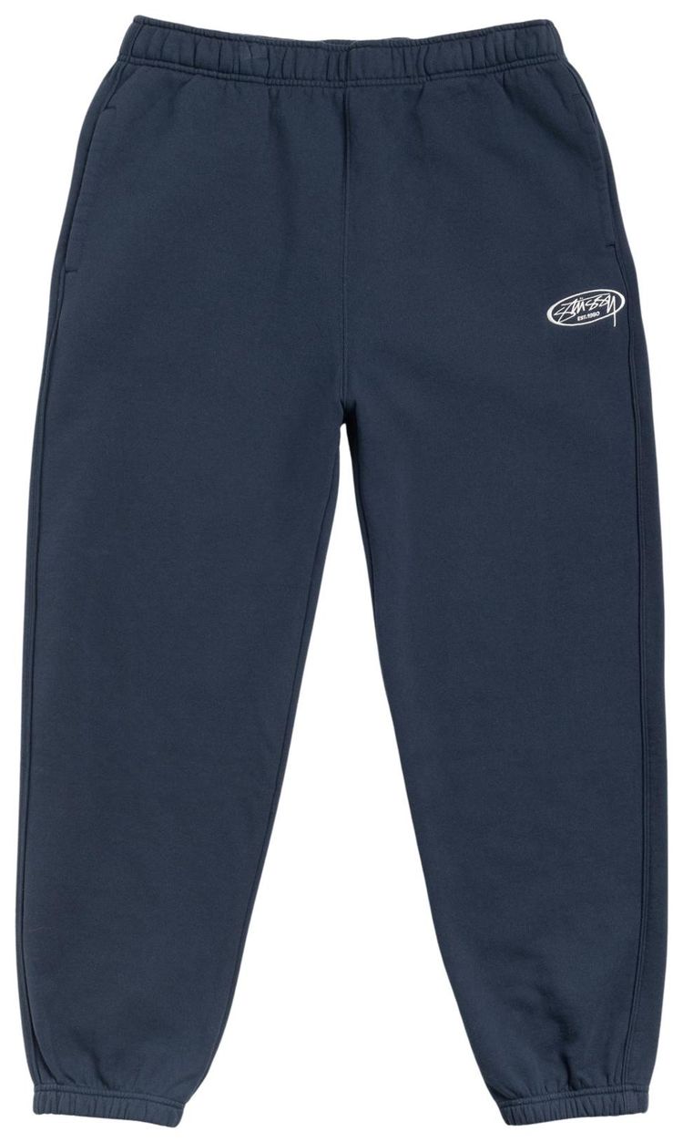 Stussy Fleece Track Pant Navy