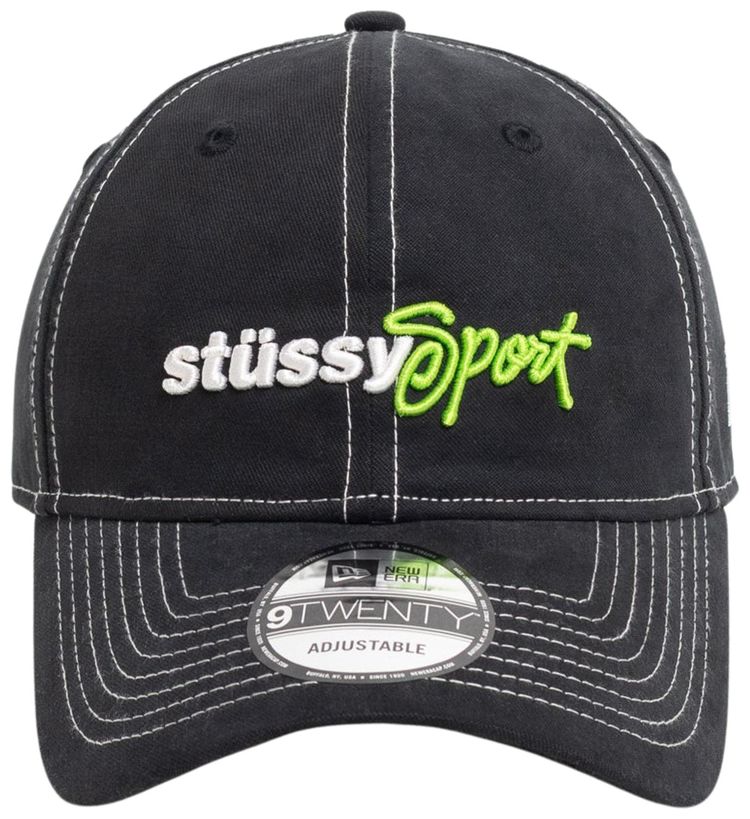 Stussy x NEW ERA 9twenty Sport Strapback Black