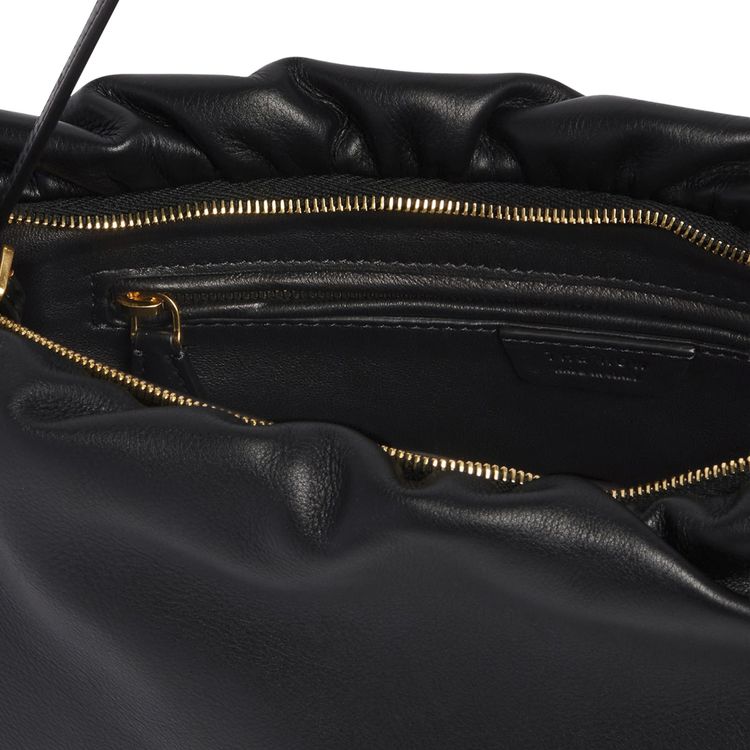 The Row XL Bourse Bag Black