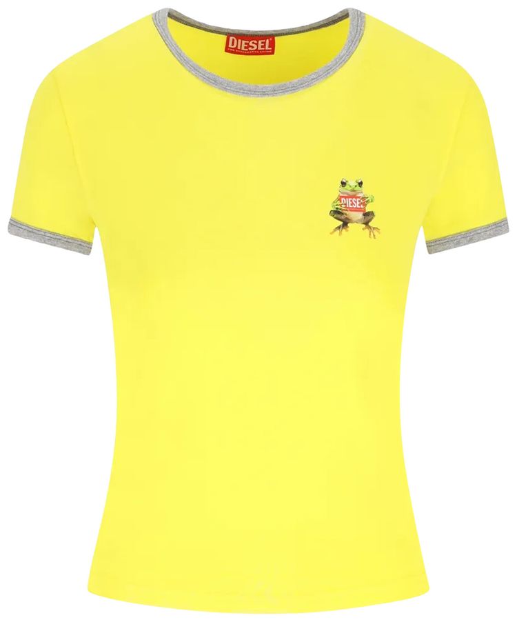 Diesel T Uncuties Long S11 T Shirt Yellow
