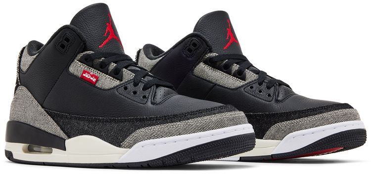 Levis x Air Jordan 3 Retro SP Black Denim