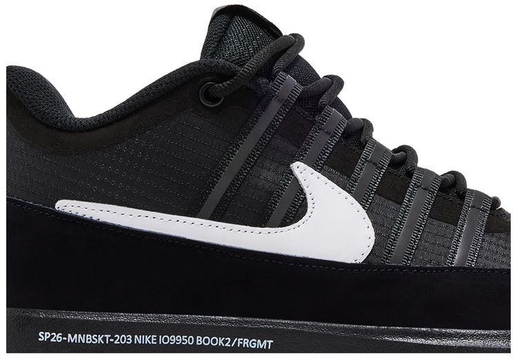 Fragment Design x Nike Book 2 Black White