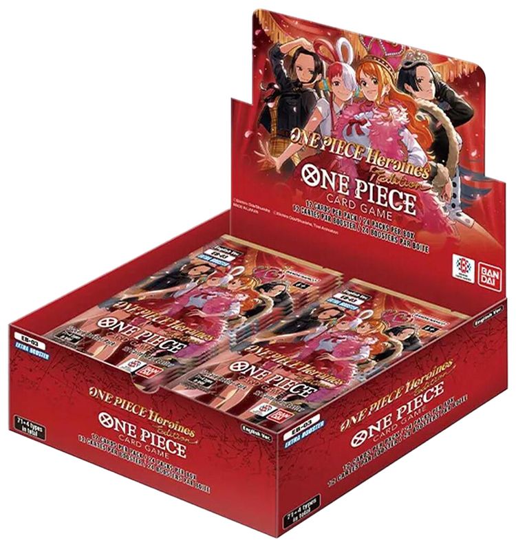 Bandai One Piece Card Game Heroines Edition Extra Booster Box EB 03