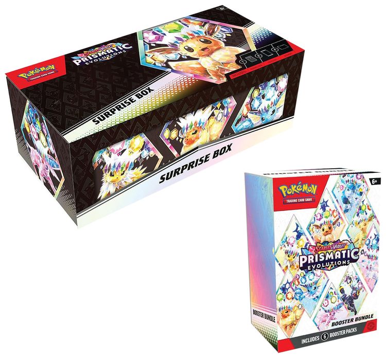 Pokemon Scarlet  Violet Pristmatic Evolutions Surprise Box  Booster Bundle Sams Club