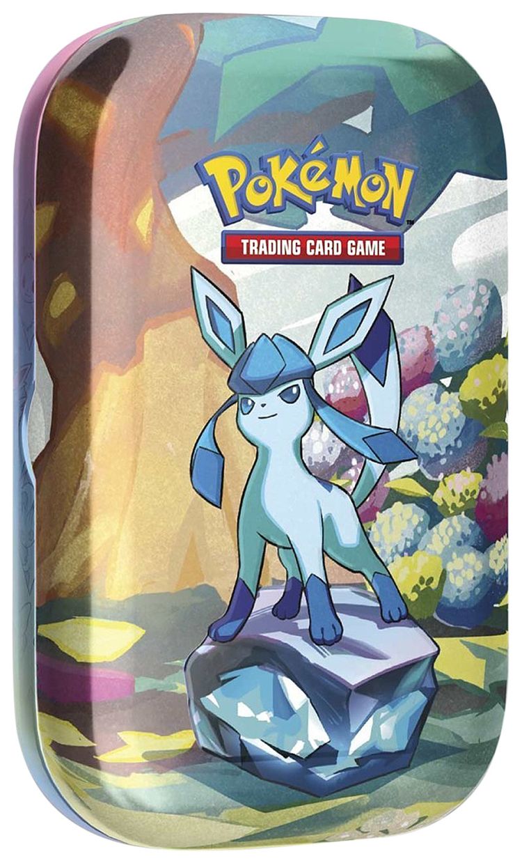 Pokemon Scarlet  Violet Pristmatic Evolutions Mini Tin Glaceon