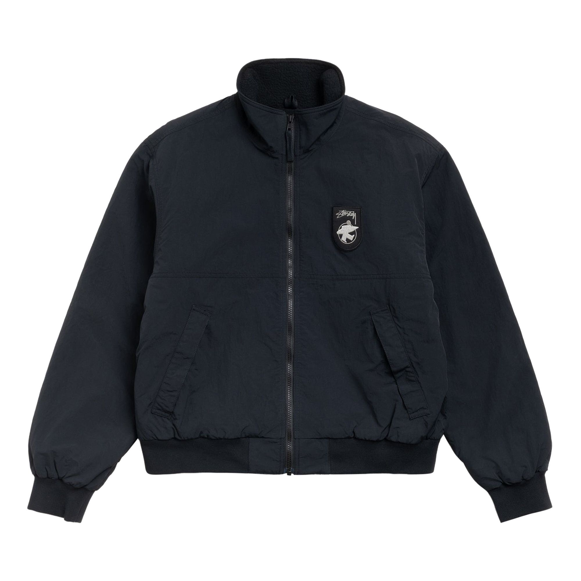 Buy Stussy Polar Fleece Lined Jacket 'Black' - 115906 BLAC | GOAT