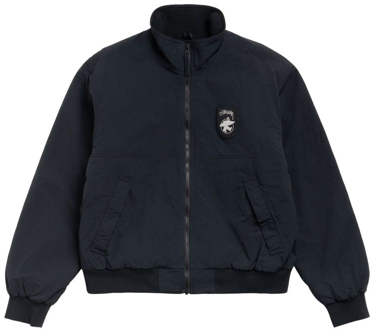 Stussy Polar Fleece Lined Jacket Black