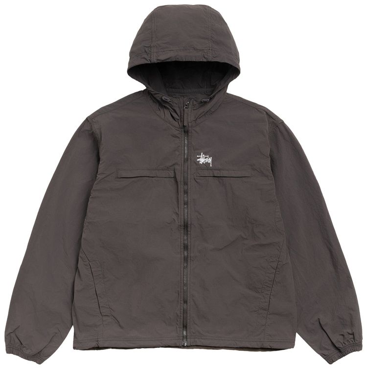 Stussy Lightweight Hooded Jacket Brown
