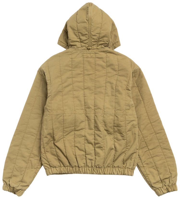 Stussy Quilted Canvas Work Jacket Olive