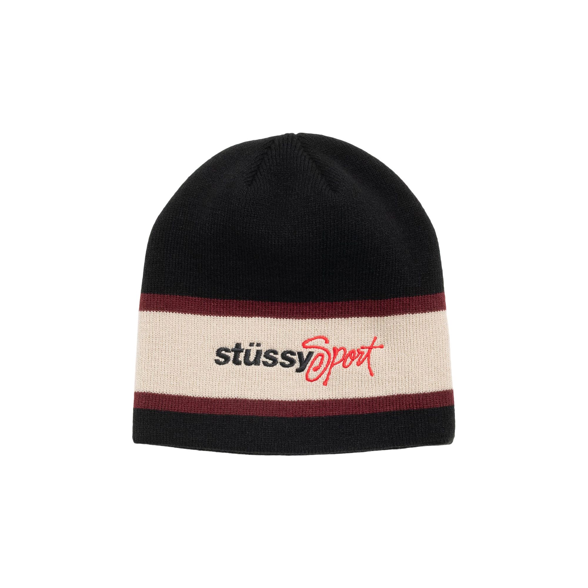 Buy Stussy Sport Stripe Skullcap 'Black' - 1321253 BLAC | GOAT