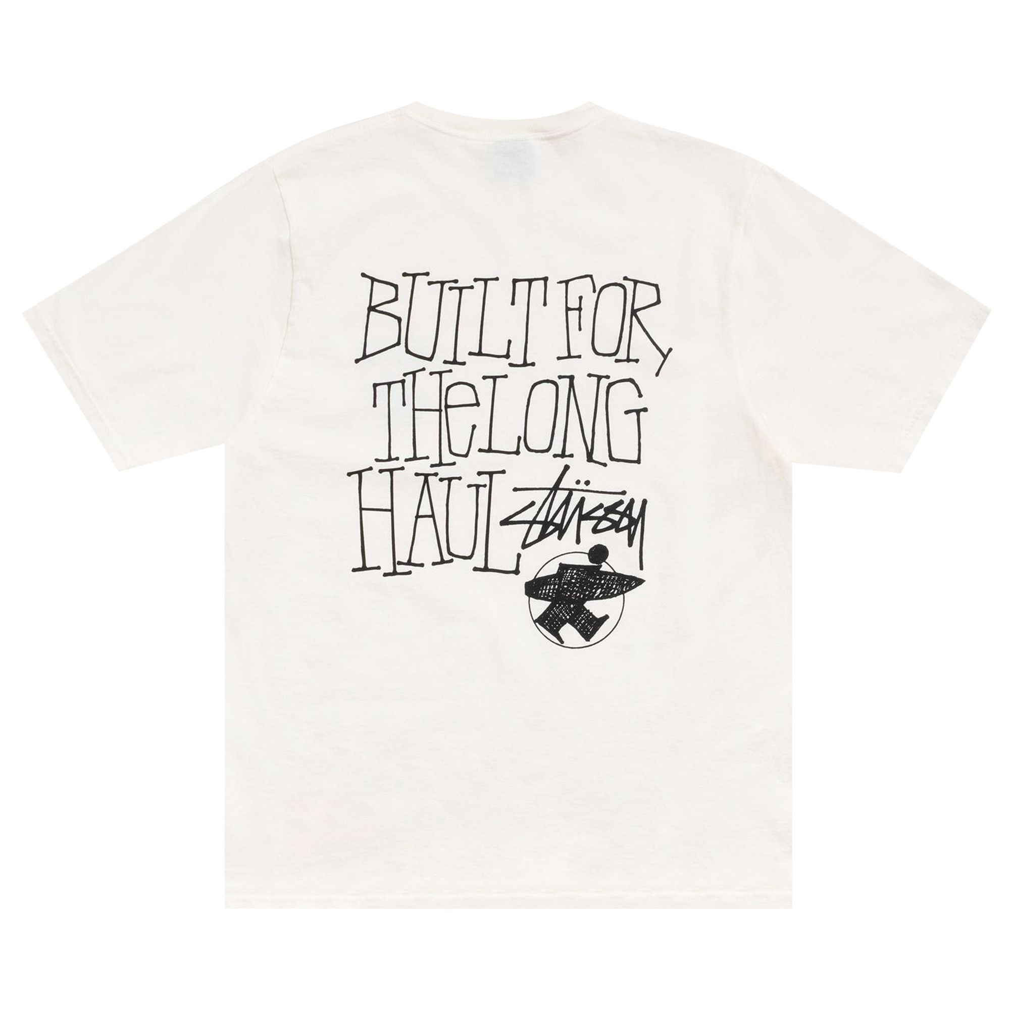 Buy Stussy Long Haul Tee Pigment Dyed 'Natural' - 1905179 NATU | GOAT