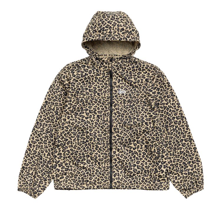 Buy Stussy Lightweight Hooded Jacket 'Cheetah' - 115900 CHEE | GOAT