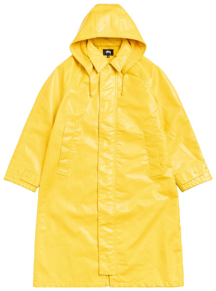 Stussy Coated Field Coat Yellow