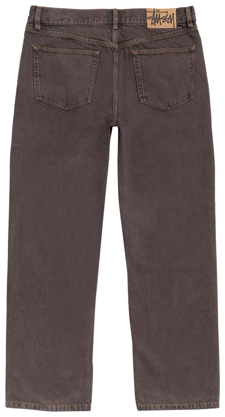Stussy New Classic Jean Denim Resin Wash Brown