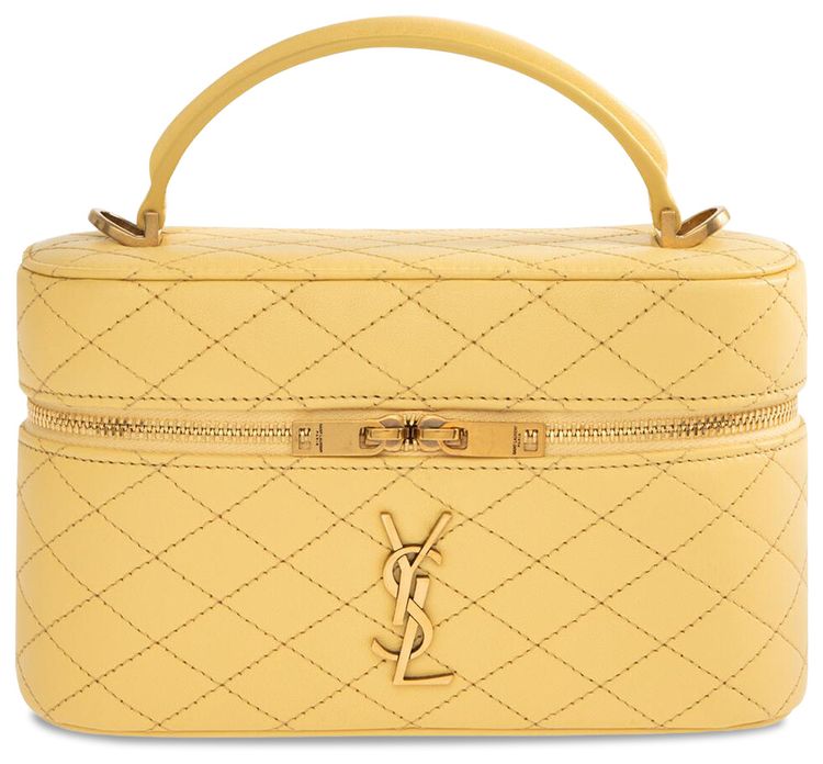 Saint Laurent Gaby Vanity Bag Soft Lemon
