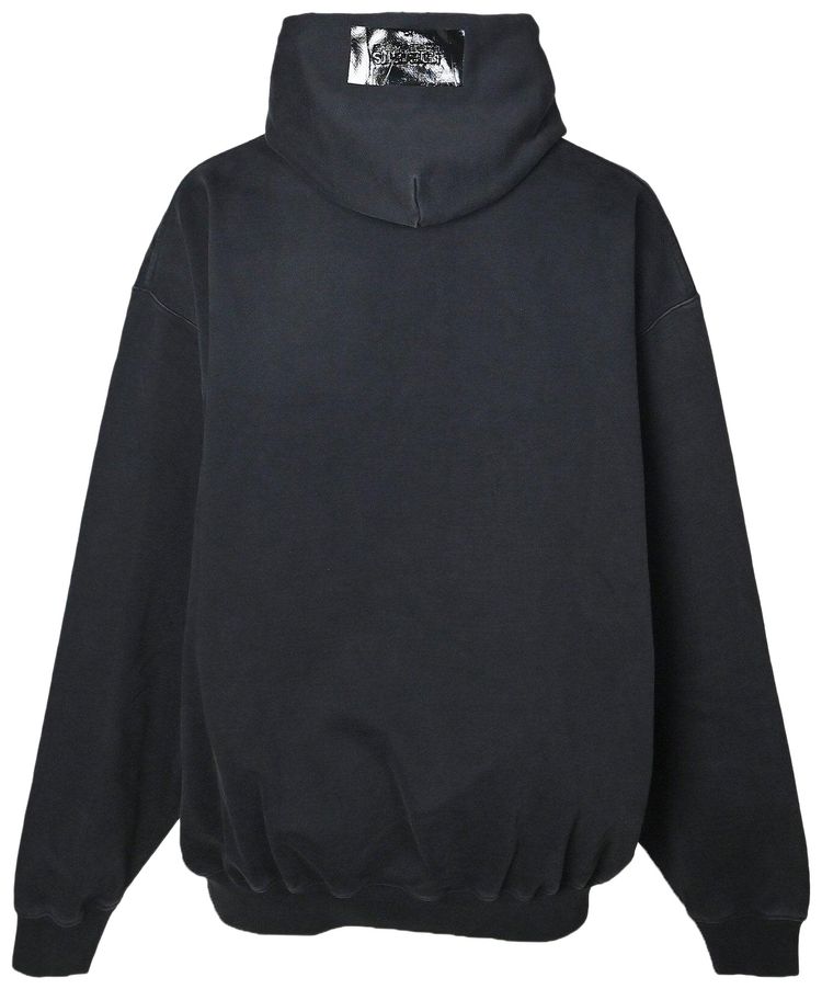 Vetements Taped Logo Hoodie Black