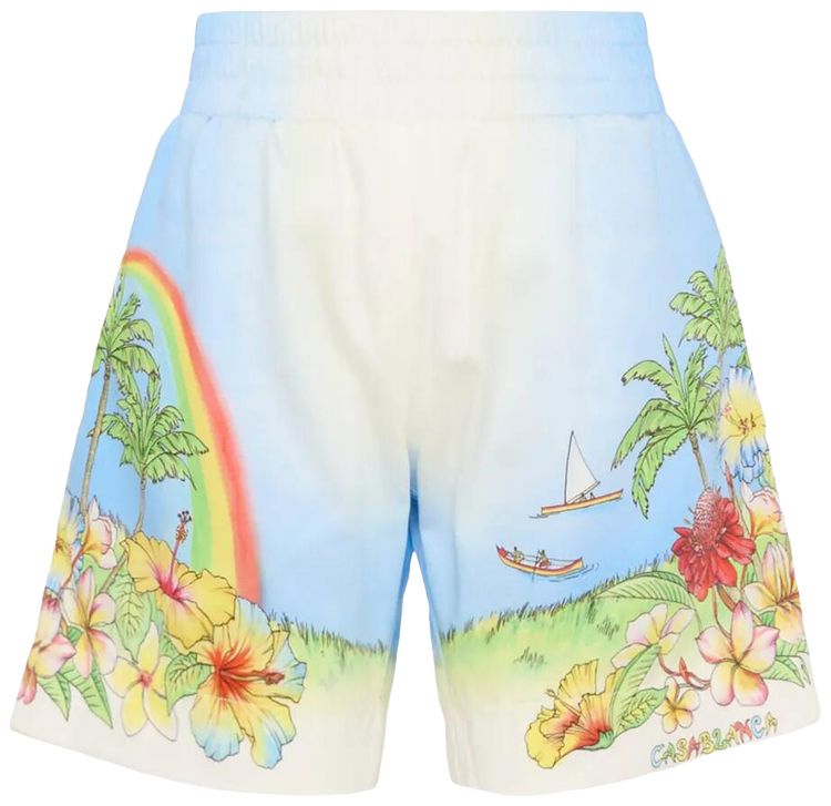 Casablanca Cotton Shorts Aloha