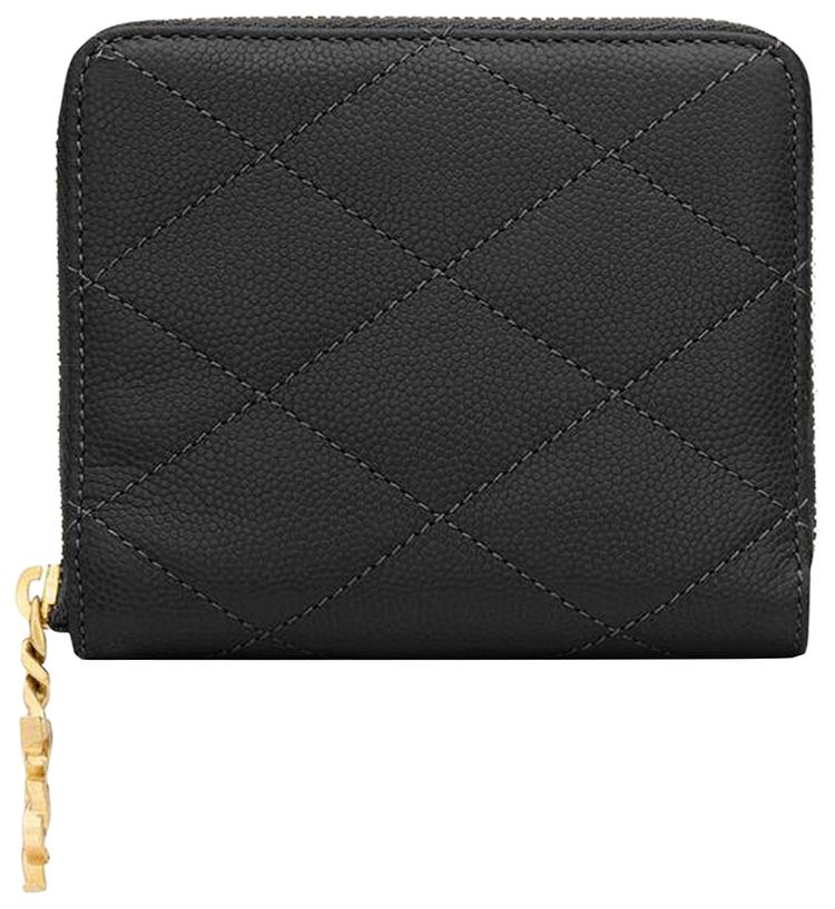 Saint Laurent Bijou Compact Wallet Nero