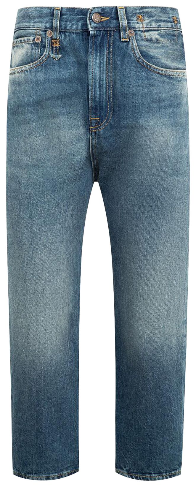 R13 Tailored Drop Jean Kellen Blue