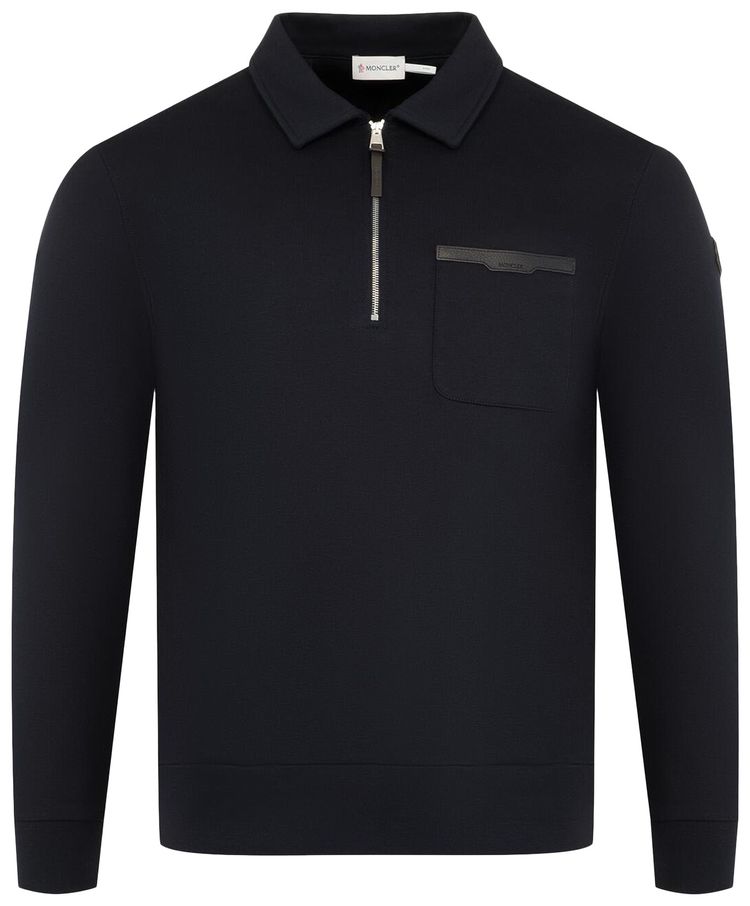 Moncler Zip Up Cardigan Blue